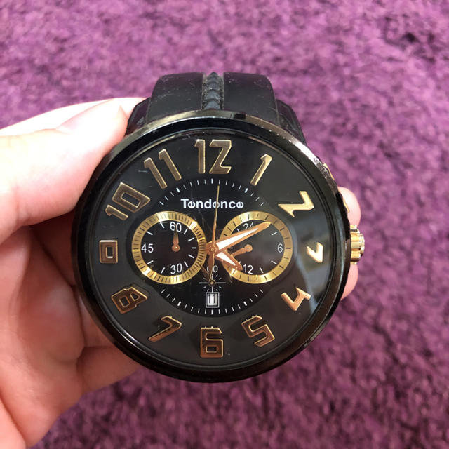 Tendence(テンデンス)のTendence 腕時計 クロノグラフ ブラック メンズの時計(腕時計(アナログ))の商品写真