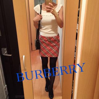 バーバリー(BURBERRY)のバーバリー ブルーレーベル❁ニットワンピ(ミニワンピース)