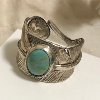 WAKAN SILVER SMITH ターコイズ フェザーリング 17号の通販 by