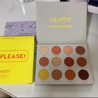 カラーポップ(colourpop)のカラーポップ   アイシャドウパレット Yes,please(アイシャドウ)