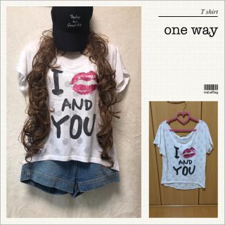 ワンウェイ(one*way)のone way Tシャツ♡(Tシャツ(半袖/袖なし))