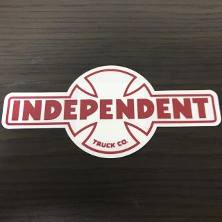 インディペンデント(INDEPENDENT)の【縦8cm 横18cm】independent ステッカー(スケートボード)