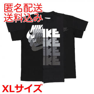 ナイキ(NIKE)のNIKE x sacai wmns tee Black XL(Tシャツ(半袖/袖なし))