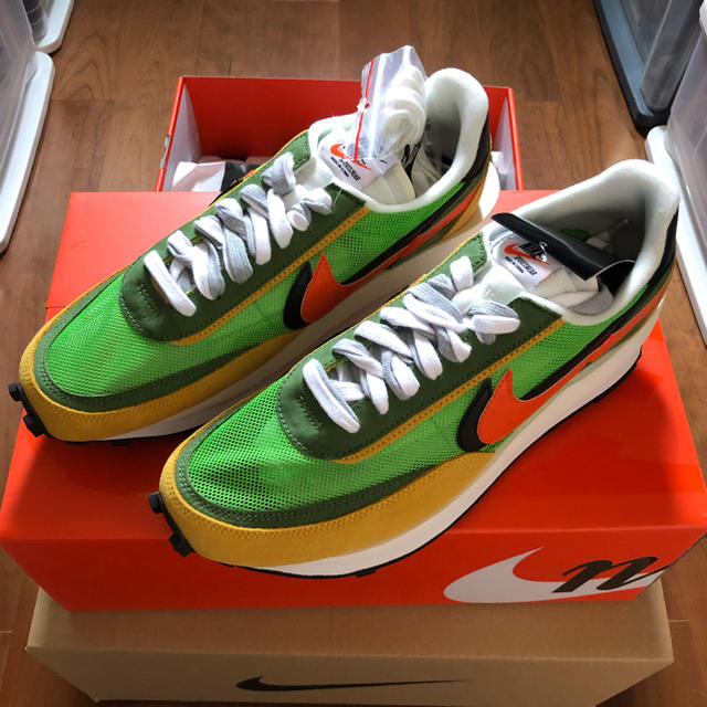 nike sacai ldwaffle パイングリーン