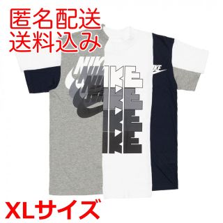 NIKE x sacai wmns tee White Gray Navy XL