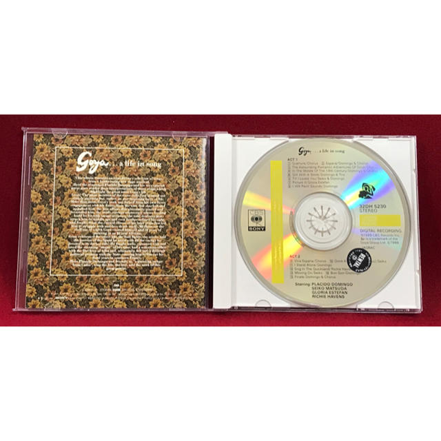 松田聖子 ゴヤ プラシドドミンゴ goya エンタメ/ホビーのCD(ポップス/ロック(邦楽))の商品写真