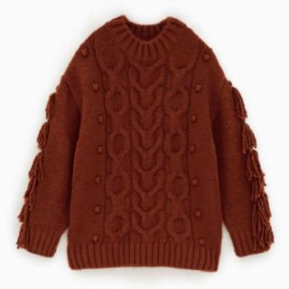 ザラキッズ(ZARA KIDS)のzarakids  フリンジニット(ニット)