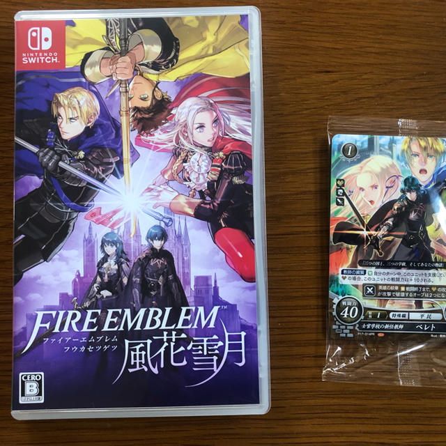 Nintendo Switch(ニンテンドースイッチ)のファイアーエムブレム 風花雪月 通常版 エンタメ/ホビーのゲームソフト/ゲーム機本体(家庭用ゲームソフト)の商品写真