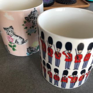 キャスキッドソン(Cath Kidston)の【お値下げ】キャスキッドソン マグカップ 2個セット(グラス/カップ)