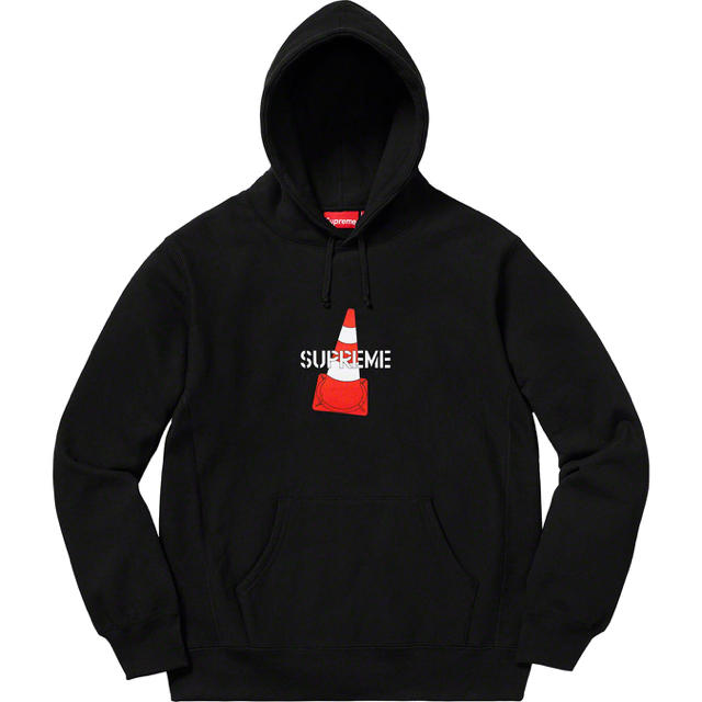 最終価格 supreme cone hooded sweatshirt 黒 M