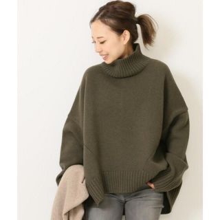 ドゥーズィエムクラス(DEUXIEME CLASSE)の極美品⭐️18AW／ドゥーズィエムクラス／CINOH タートルネック ニット(ニット/セーター)