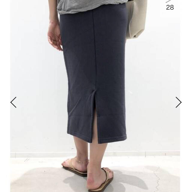 L'Appartement DEUXIEME CLASSE(アパルトモンドゥーズィエムクラス)の新品未使用🌟AMERICANA Sweat スカート スモーキーネイビー レディースのスカート(ロングスカート)の商品写真