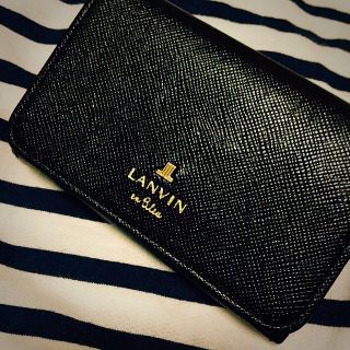 ランバンオンブルー(LANVIN en Bleu)のLANVIN en Bleu 名刺入れ(名刺入れ/定期入れ)