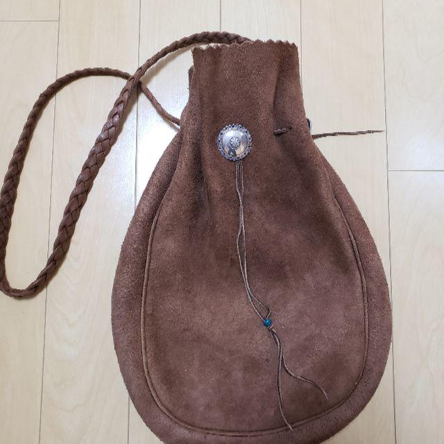 goro's(ゴローズ)のゴローズ　巾着バッグ（大）こげ茶　入手困難 メンズのバッグ(ショルダーバッグ)の商品写真