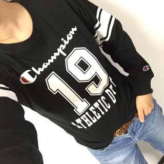 チャンピオン(Champion)の新品 チャンピオン ナンバリングロンT(Tシャツ(長袖/七分))