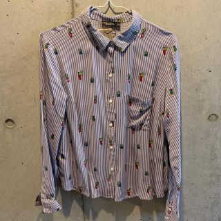 ベルシュカ(Bershka)の新品タグ付き！BershkaブラウスMサイズ(シャツ/ブラウス(長袖/七分))