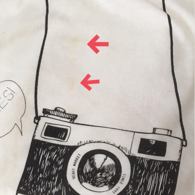 Heart Market(ハートマーケット)の【汚れあり】ハートマーケット カメラ シャツ レディースのトップス(Tシャツ(長袖/七分))の商品写真