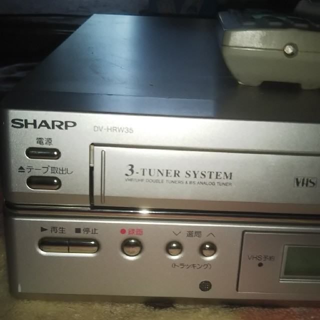 SHARP - HDD DVD VHS デッキ SHARP 一部ジャンクの通販 by REAL's shop｜シャープならラクマ