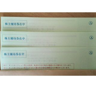 ストリーム 株主優待券 3,000円(1,000円券×3枚)(ショッピング)
