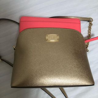 Michael Kors - 極美品 マイケルコース ショルダーバッグ ゴールド