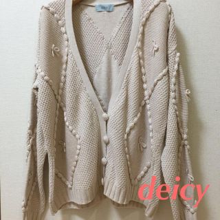 デイシー(deicy)のニットカーディガン(カーディガン)