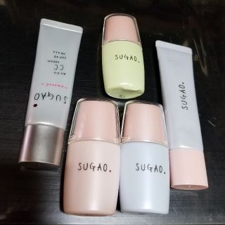 ロートセイヤク(ロート製薬)のさらに値下げしました！中古品　ロート製薬　SUGAO　スガオ　5種セット♪(化粧下地)