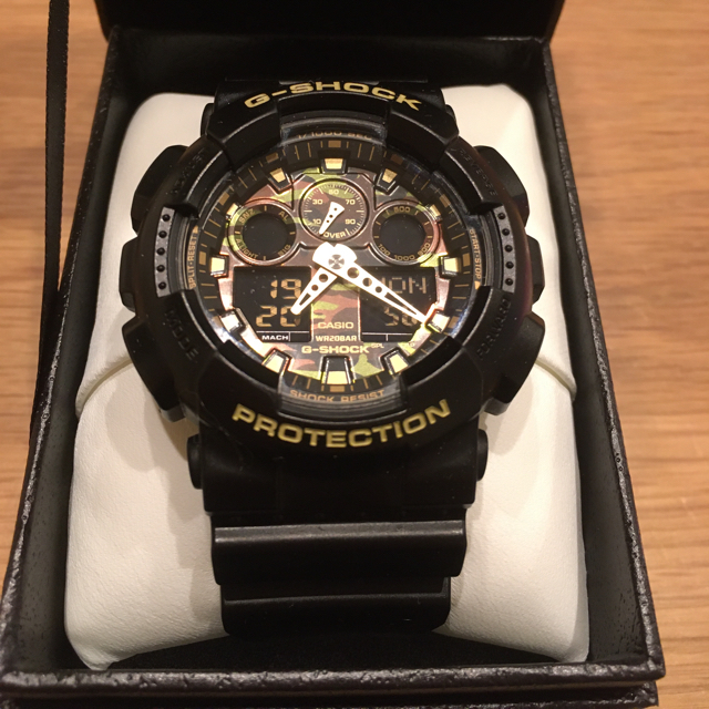 G-SHOCK CASIO GA-100CF-1A9JF 迷彩 カモフラ