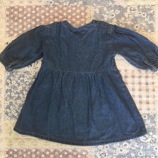 3can4on(サンカンシオン)のサンカンシオン  デニムワンピース キッズ/ベビー/マタニティのキッズ服女の子用(90cm~)(ワンピース)の商品写真