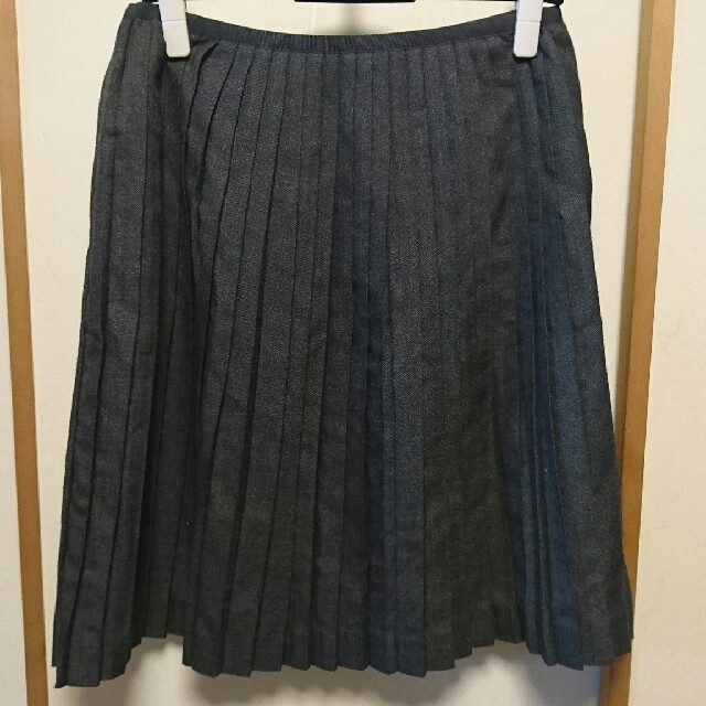 MUJI (無印良品)(ムジルシリョウヒン)の無印良品 プリーツスカート レディースのスカート(ひざ丈スカート)の商品写真
