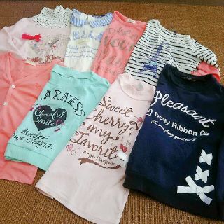 ハッシュアッシュ(HusHush)の130~140 女の子 トップス まとめ売り(Tシャツ/カットソー)