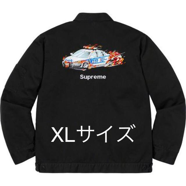 Supreme Cop Car Embroidered Work Jacket