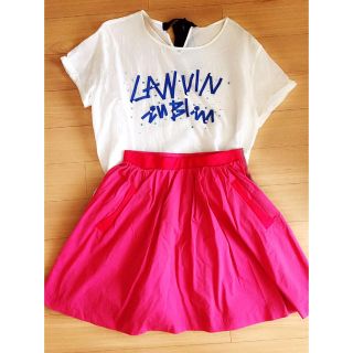 ランバンオンブルー(LANVIN en Bleu)のランバンオンブルー♡フレアスカート(ミニスカート)