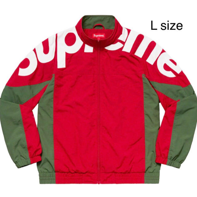 Supreme Shoulder Logo Track Jacket 赤Lメンズ