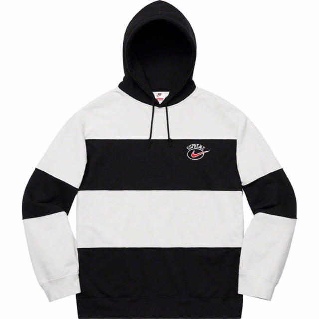 【S】Supreme Nike Stripe Hooded Sweatshirt