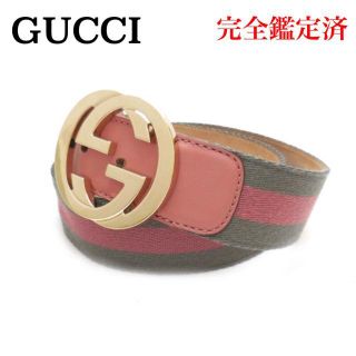 グッチ(Gucci)のGUCCI グッチ シェリー インターロッキング ベルト 114876 85(ベルト)