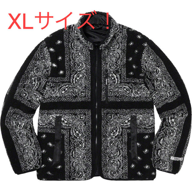 Supreme - supreme Reversible Bandana Fleece Jacket