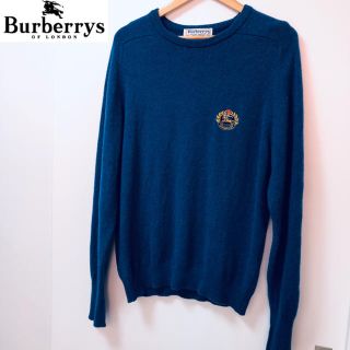 バーバリー(BURBERRY)のBurberrys 英国製 Lambswool ニットセーター(ニット/セーター)