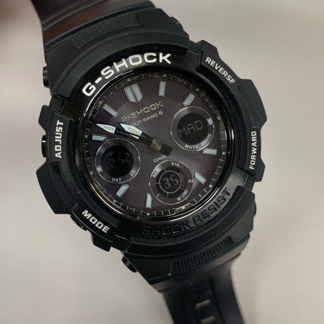 腕時計 G-SHOCK AWG-M100BW (ガリッシュブラック)