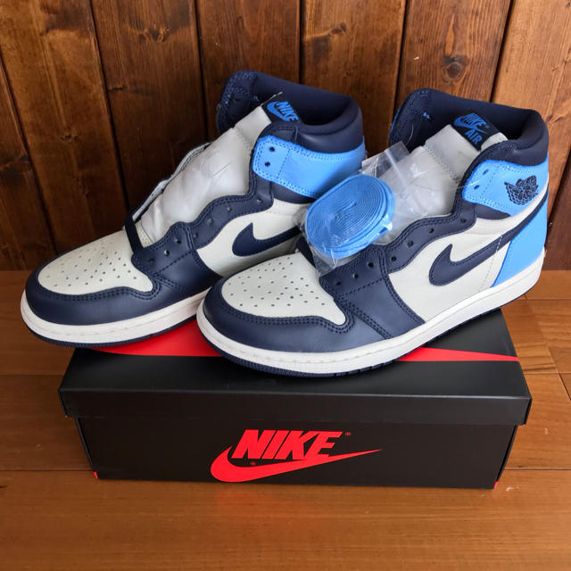 NIKE(ナイキ)のAIR JORDAN 1 RETRO HIGH OG "OBSIDIAN" メンズの靴/シューズ(スニーカー)の商品写真