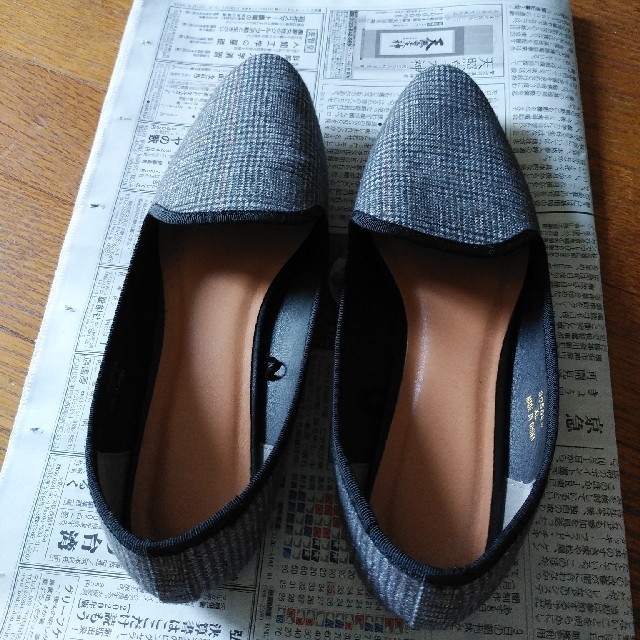 GU(ジーユー)のGU⭐チェック柄オペラシューズ レディースの靴/シューズ(バレエシューズ)の商品写真