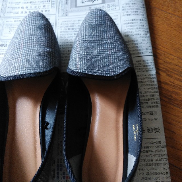 GU(ジーユー)のGU⭐チェック柄オペラシューズ レディースの靴/シューズ(バレエシューズ)の商品写真