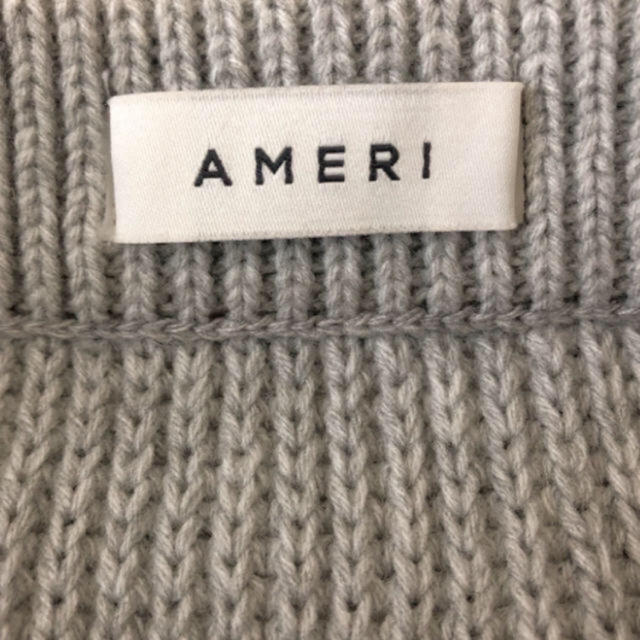 Ameri VINTAGE(アメリヴィンテージ)のAmeri VINTAGE   ニットスカート  美品 レディースのスカート(ひざ丈スカート)の商品写真