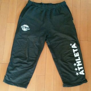 アスレタ(ATHLETA)の【中古・送料込】ATHLETA グレー 薄手スウェット６分丈パンツ サイズL(ショートパンツ)