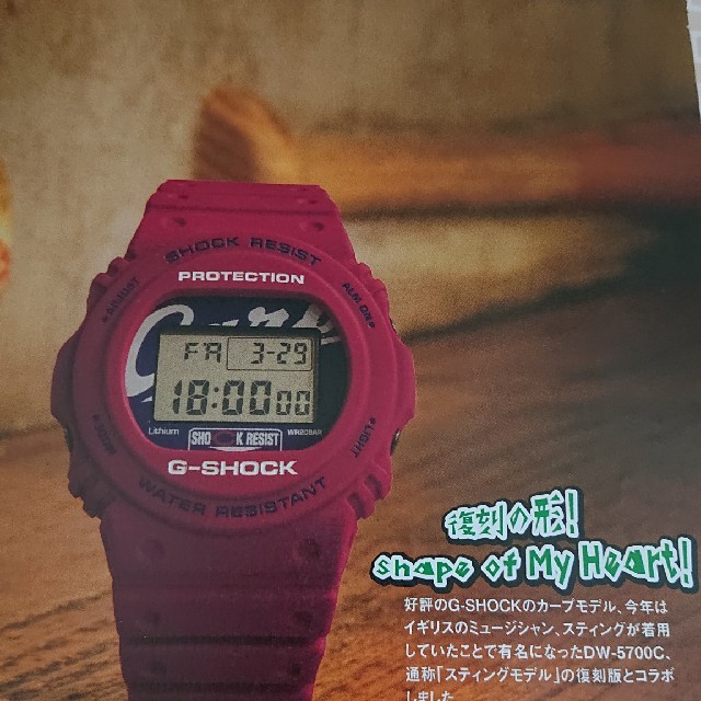 広島カープ 2019年モデル G-SHOCK DW-5700C