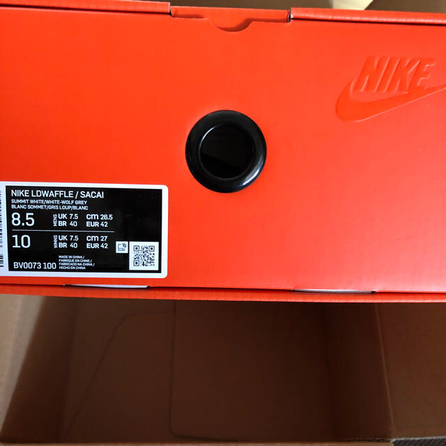 sacai nike LDWaffle 26.5 サミットホワイト - スニーカー