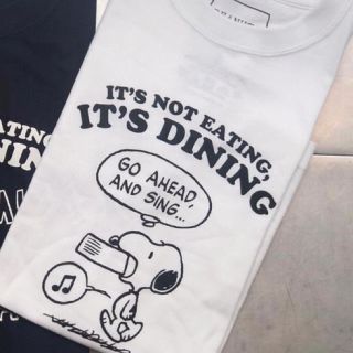 ピーナッツ(PEANUTS)のSNOOPY スヌーピー ピーナッツカフェ オリジナルTシャツ(Tシャツ(半袖/袖なし))