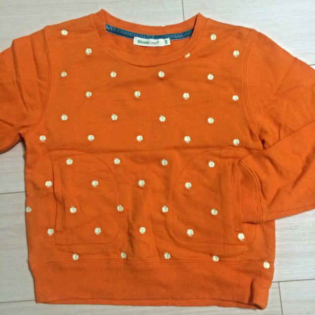 BEAMS(ビームス)のビームス  アップルトレーナー  110 キッズ/ベビー/マタニティのキッズ服女の子用(90cm~)(Tシャツ/カットソー)の商品写真