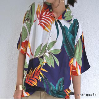 アンティカ(antiqua)の新品未使用！！ Antiqcafe アンティカフェ シャツ(Tシャツ(半袖/袖なし))