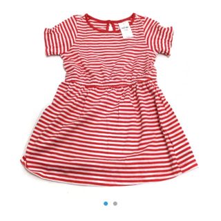 ベビーギャップ(babyGAP)の【定価半額以下】babygap☆新品☆110☆ボーダー柄ワンピース(ワンピース)