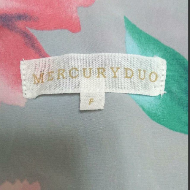 MERCURYDUO(マーキュリーデュオ)のMercury Duo【新品】ワンピース ドレス ミニ 花柄 フリル レディースのワンピース(ミニワンピース)の商品写真